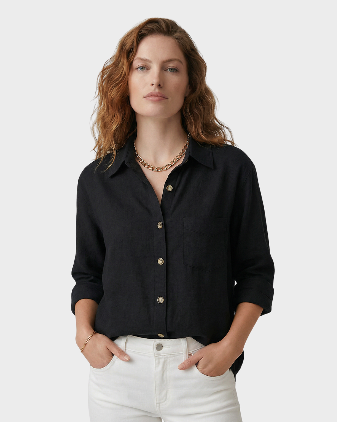 Blusa de Satén para Mujer