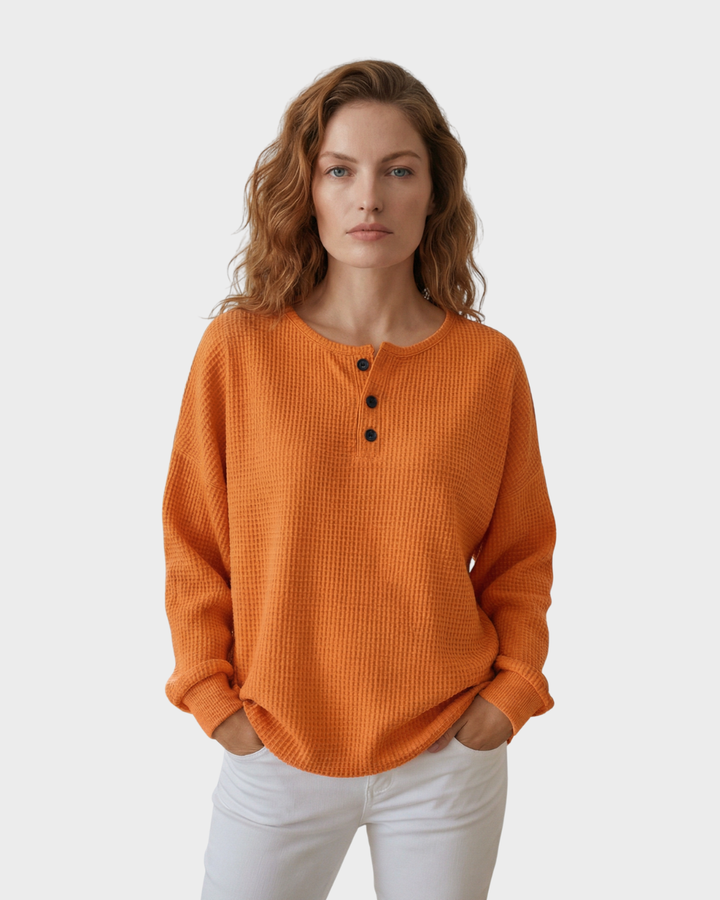 Blusa de Manga Larga Satinada