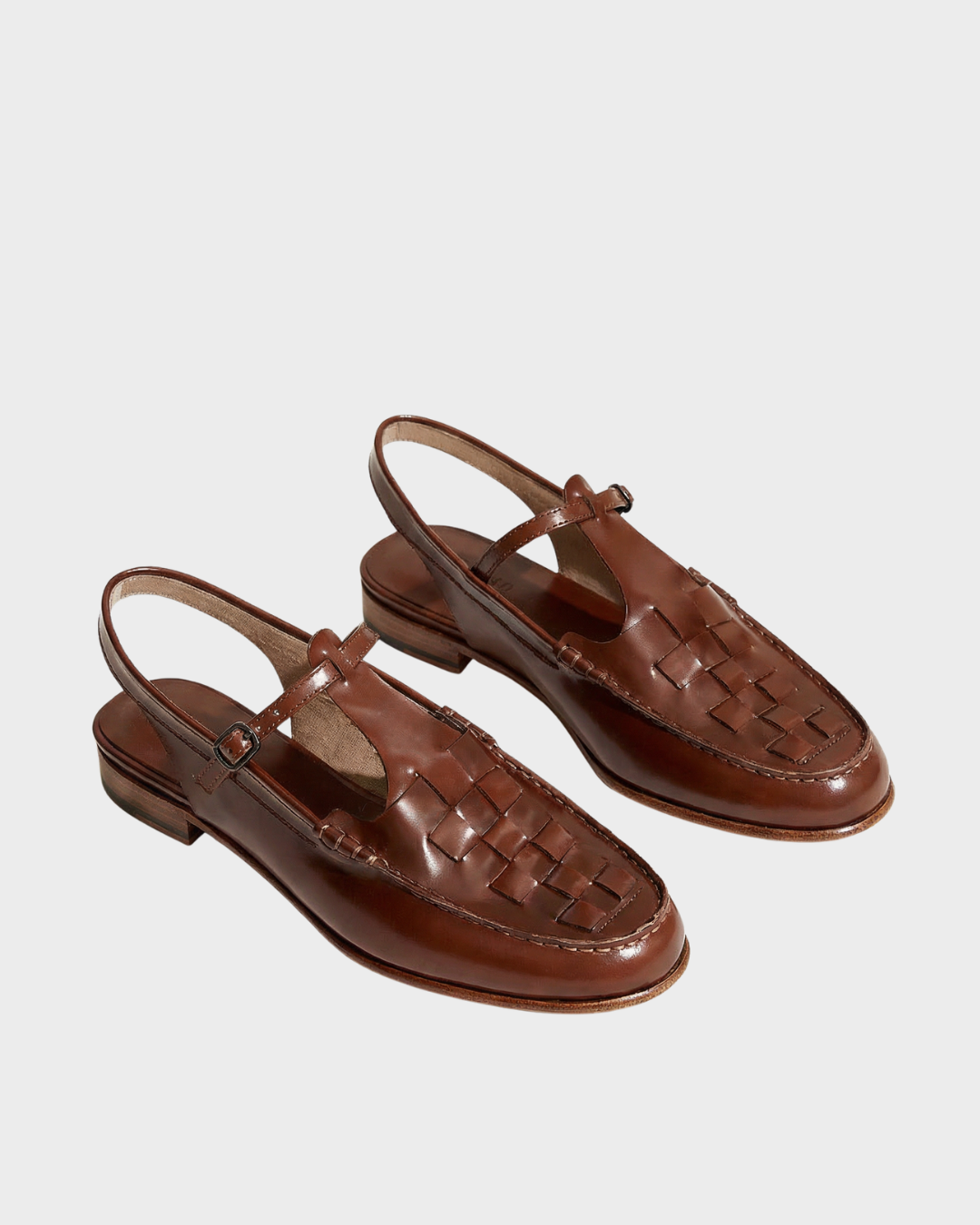 Sandalias de Cuero Trenzado