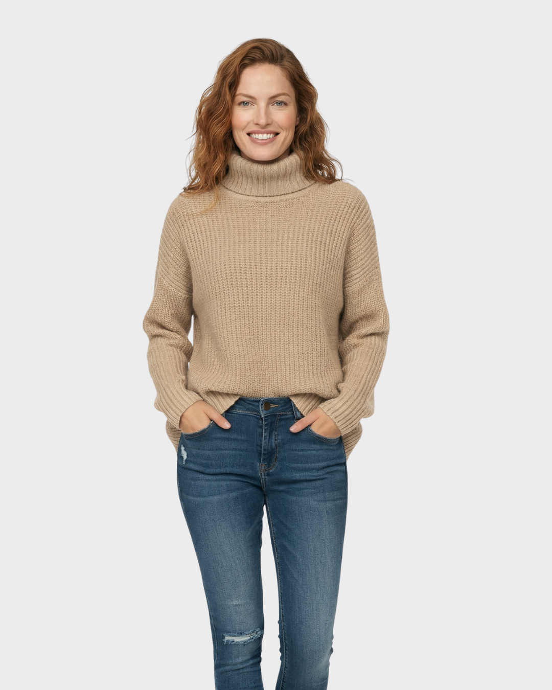 Suéter de punto acanalado – diseño atemporal con acabado chic