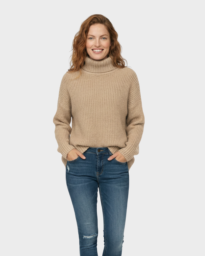 Suéter de punto acanalado – diseño atemporal con acabado chic