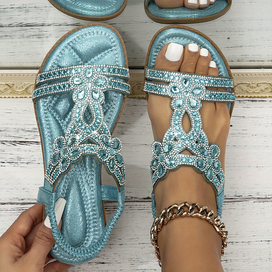 Anna-Marie | Sandalias ortopédicas con cristales
