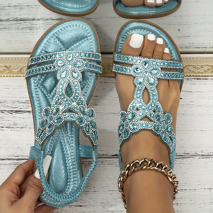 Anna-Marie | Sandalias ortopédicas con cristales