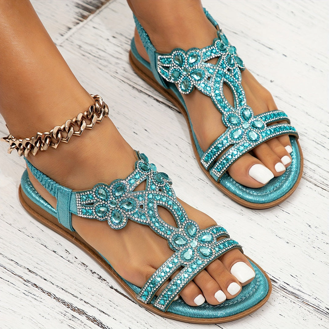 Anna-Marie | Sandalias ortopédicas con cristales
