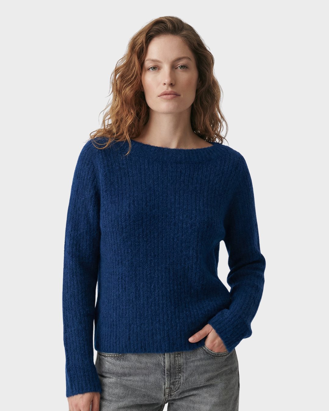 Suéter de Lana de Manga Larga