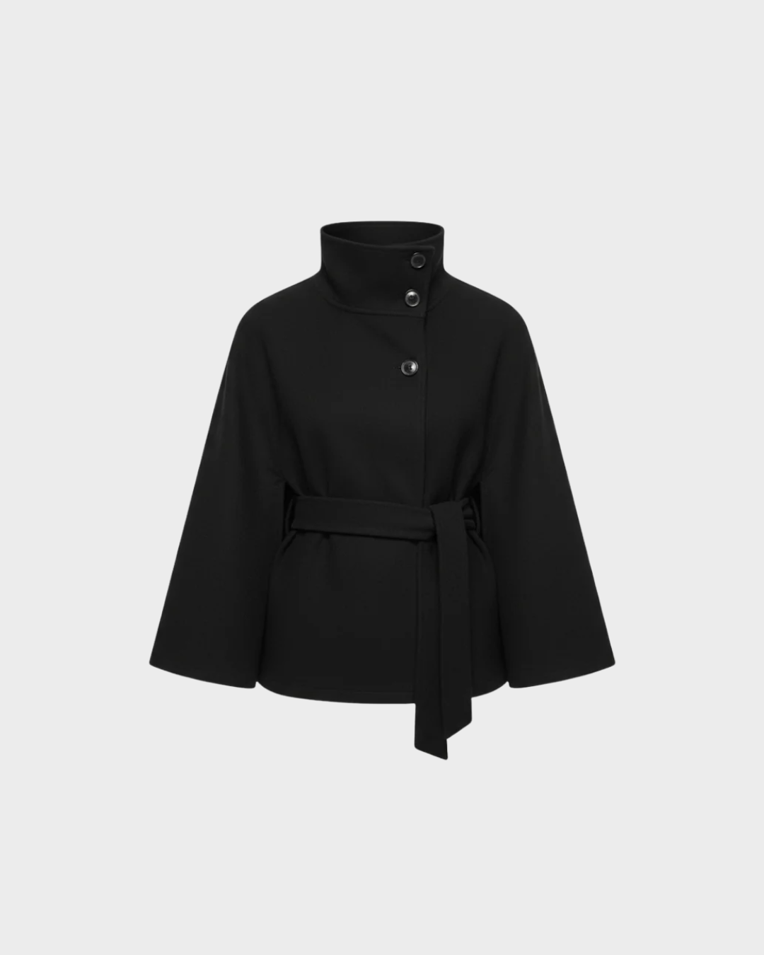 Abrigo de cuello alto – sofisticación urbana y estilo atemporal