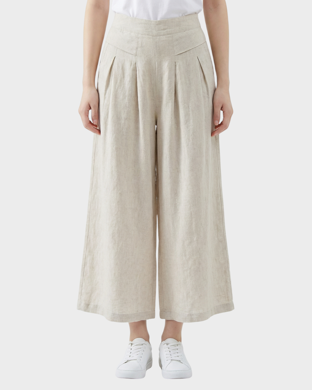 Pantalón de lino fluido