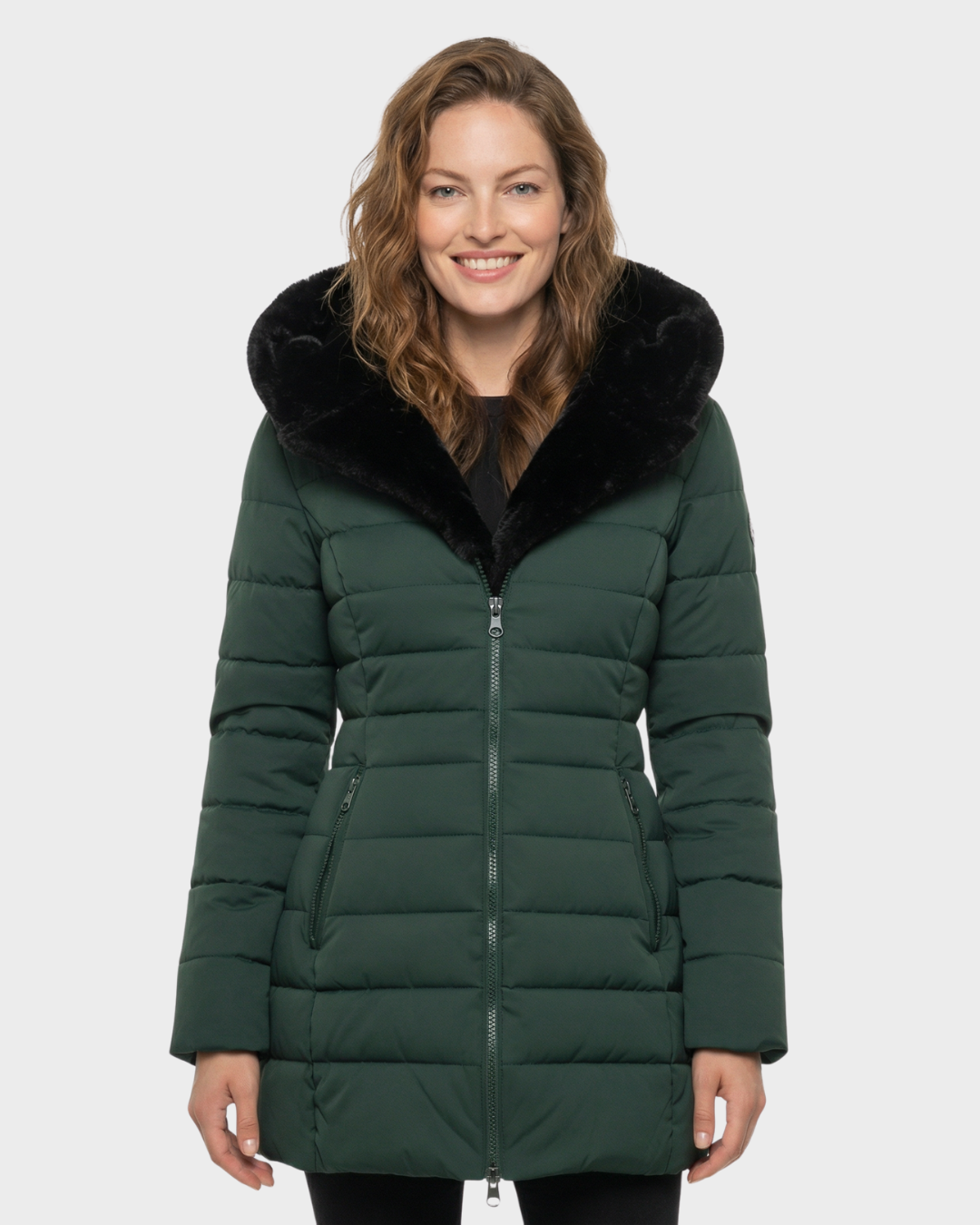 Abrigo largo – interior de felpa y estilo refinado