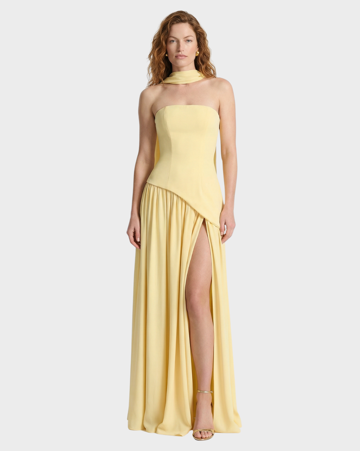 Vestido Largo de Fiesta para Primavera