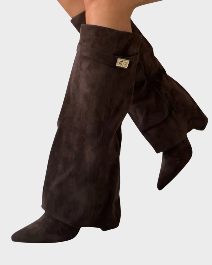 Bota de Mujer de Cuero para Otoño