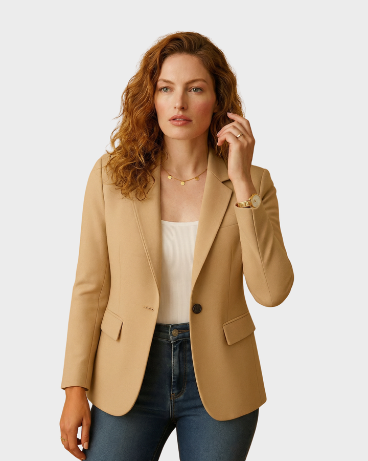 Blazer para Mujer de Algodón para Primavera