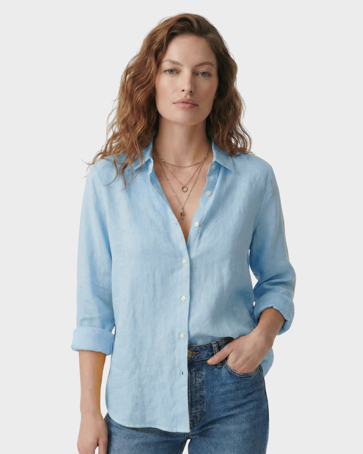Blusa de mujer de lino