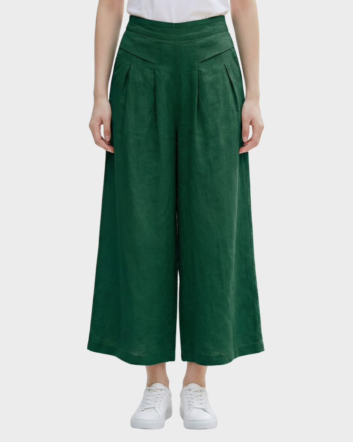 Pantalón de lino fluido