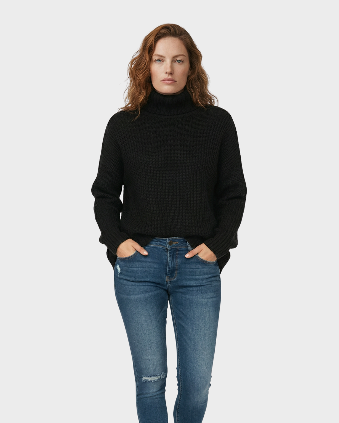 Suéter de punto acanalado – diseño atemporal con acabado chic