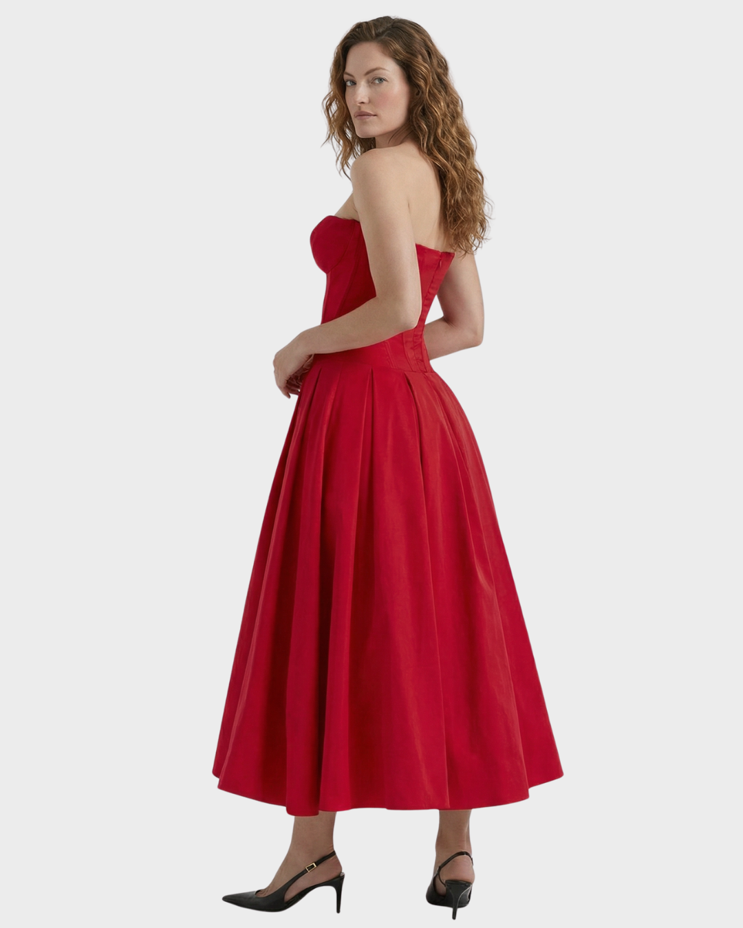Vestido midi elegante para mujer