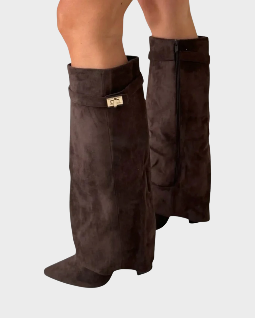 Bota de Mujer de Cuero para Otoño