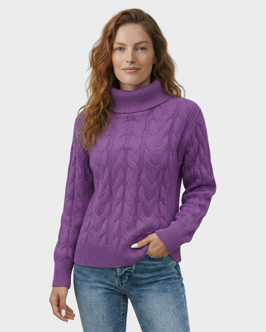 Suéter de cuello alto – elegancia y comodidad