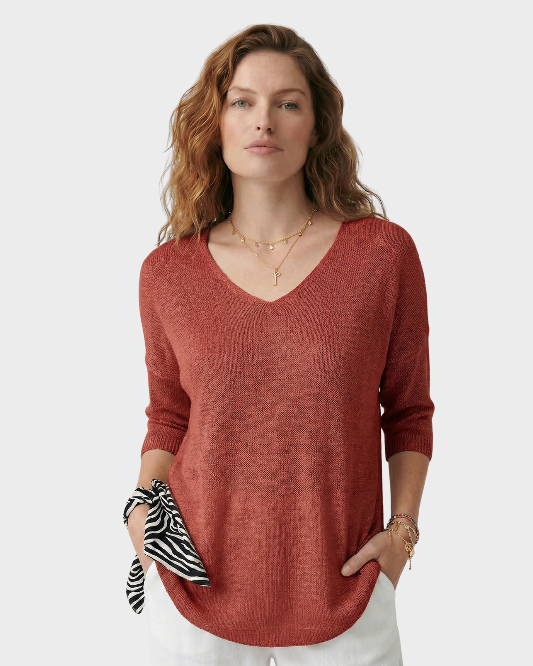 Blusa Elegante de Satén para Mujer