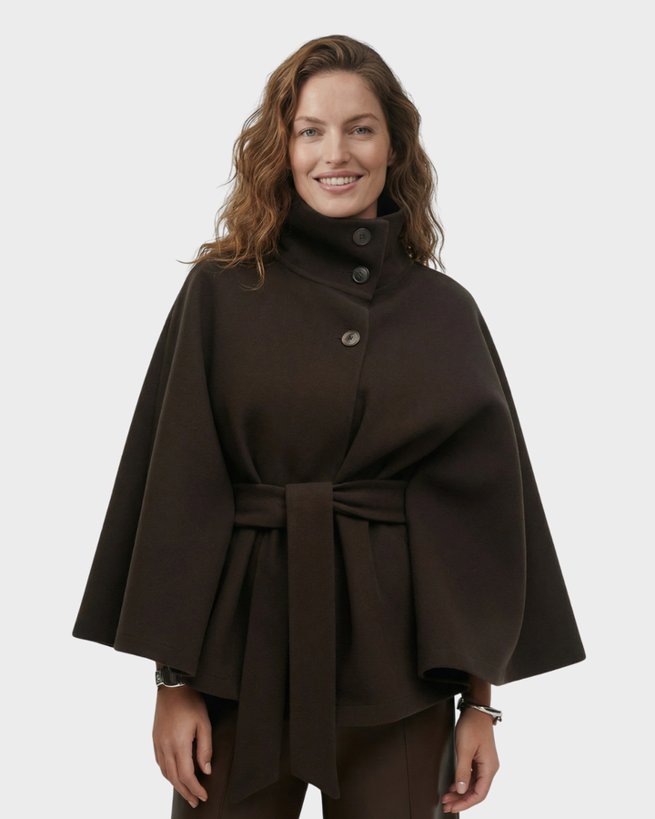 Abrigo de cuello alto – sofisticación urbana y estilo atemporal