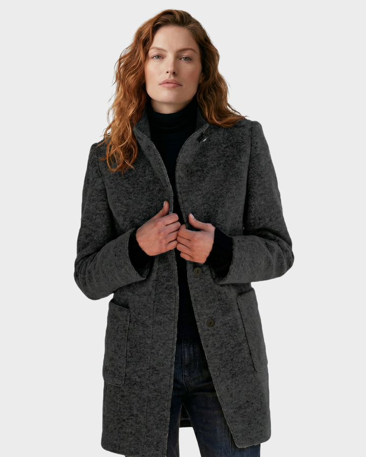 Abrigo de lana para mujer