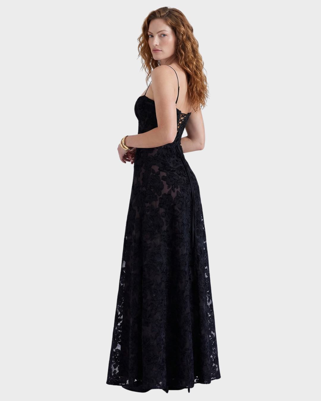 Vestido largo de mujer sin mangas