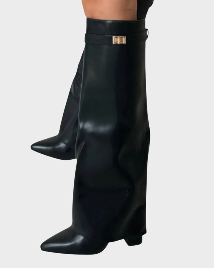 Bota de Mujer de Cuero para Otoño