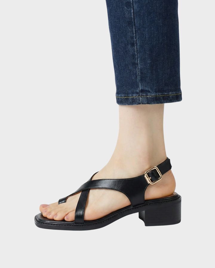 Sandalias de Cuero Cruzadas