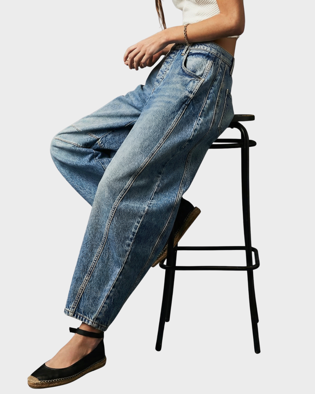 Pantalón de Mezclilla Ancho