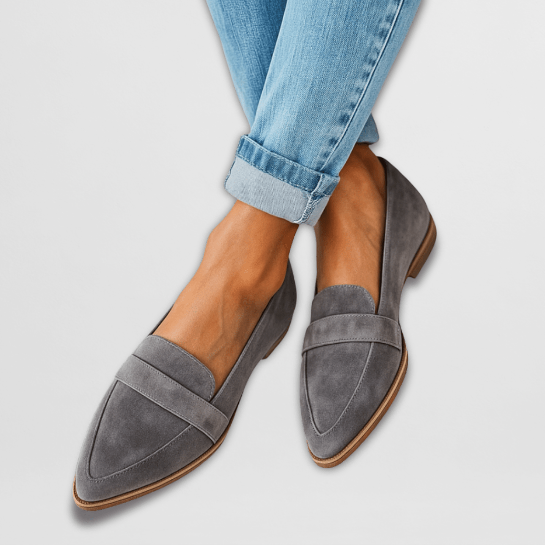 Eva-Josefine | Zapatillas de casa ortopédicas de ante suave