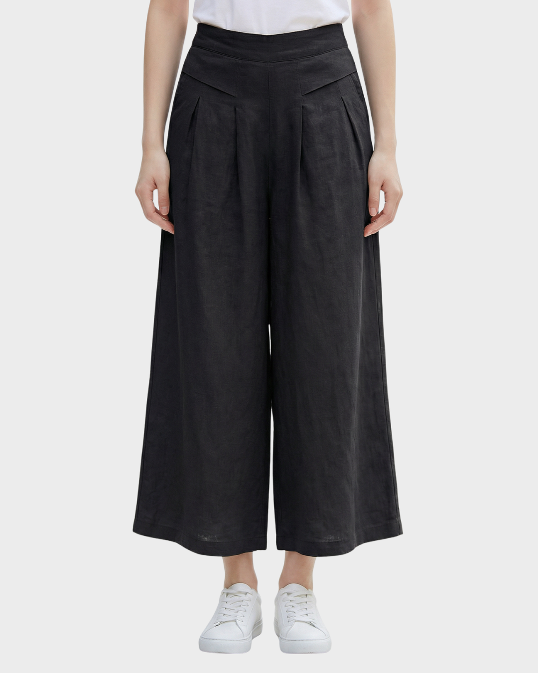 Pantalón de lino fluido