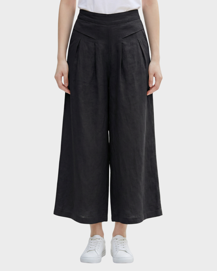 Pantalón de lino fluido