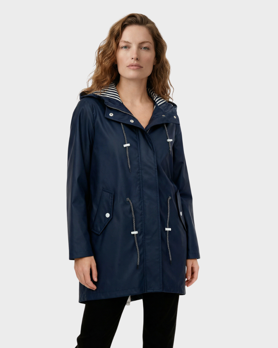 Chubasquero con Capucha para Mujer