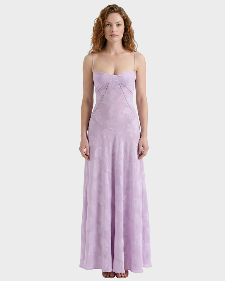 Vestido largo de mujer sin mangas