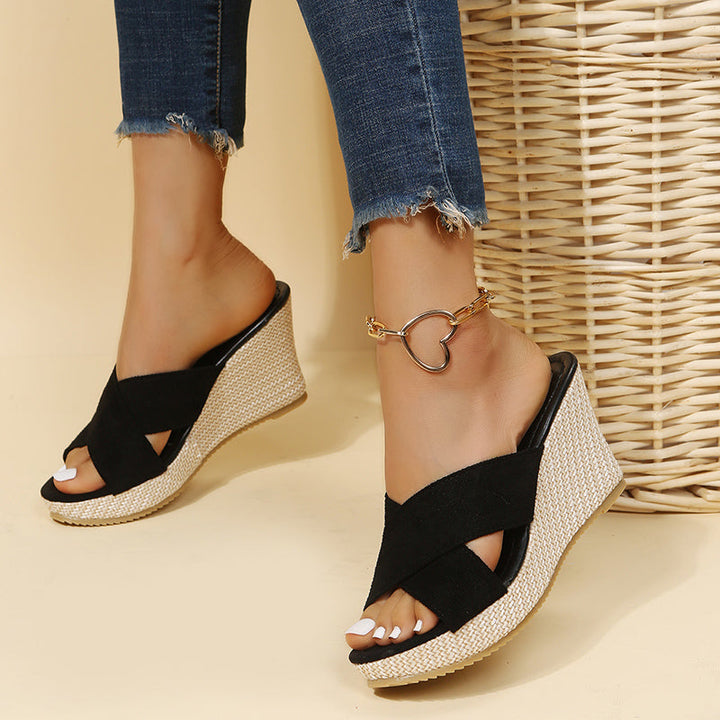 Anna-Helene | Sandalias de cuña cómodas