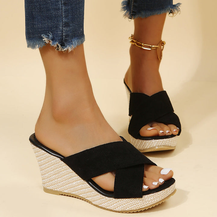 Anna-Helene | Sandalias de cuña cómodas