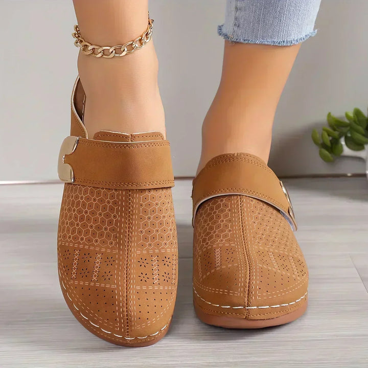 Anna-Josefine | Elegantes sandalias de cuña con soporte