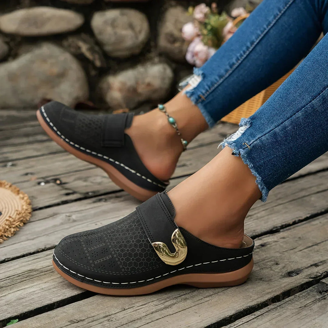 Anna-Josefine | Elegantes sandalias de cuña con soporte