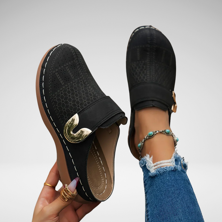 Anna-Josefine | Elegantes sandalias de cuña con soporte