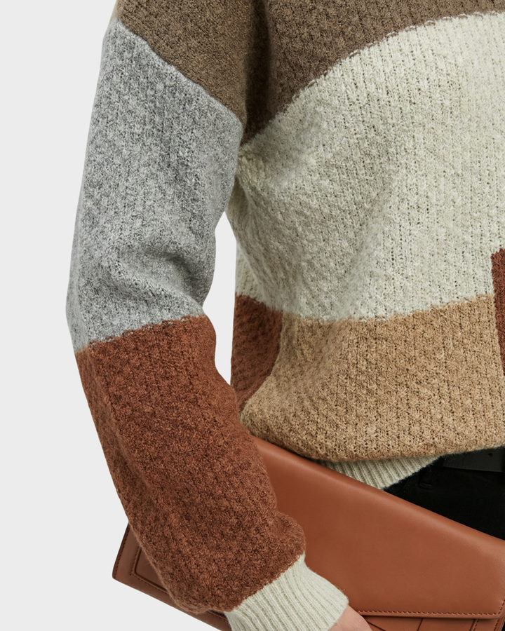 Suéter de Punto a Rayas