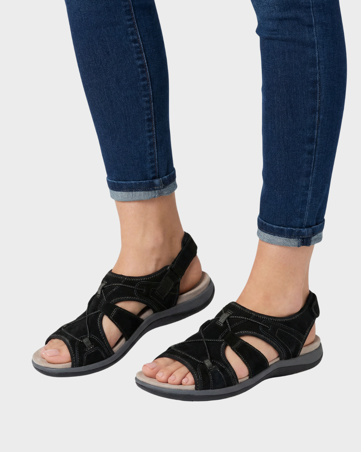 Sandalias deportivas de cuero