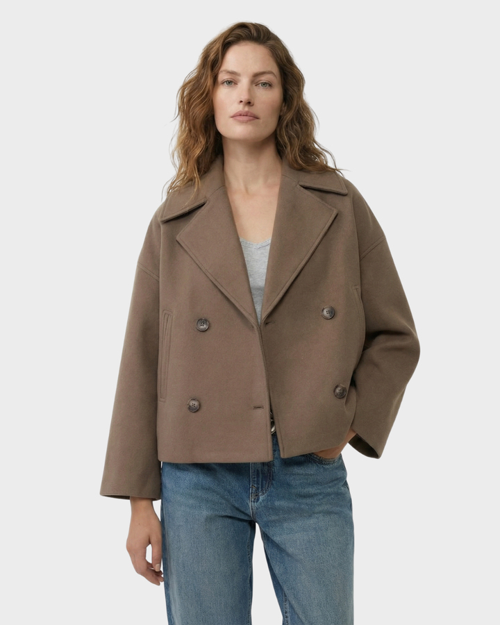 Chaqueta Corta de Doble Botonadura