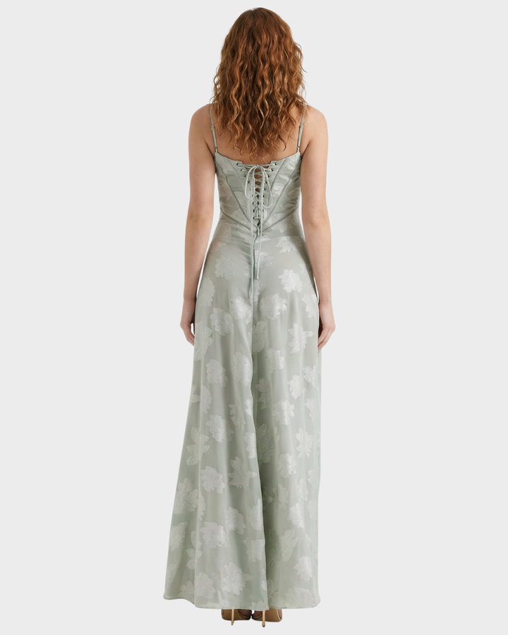 Vestido largo de mujer sin mangas