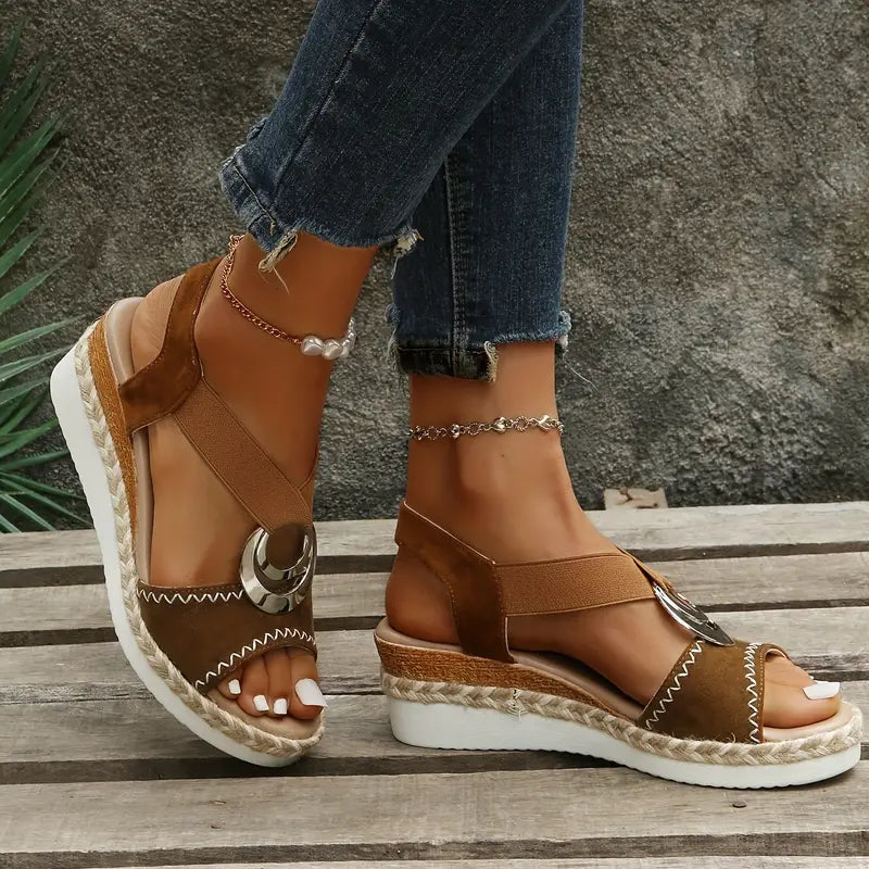 Anna-Jule | Elegantes Sandalias de Plataforma