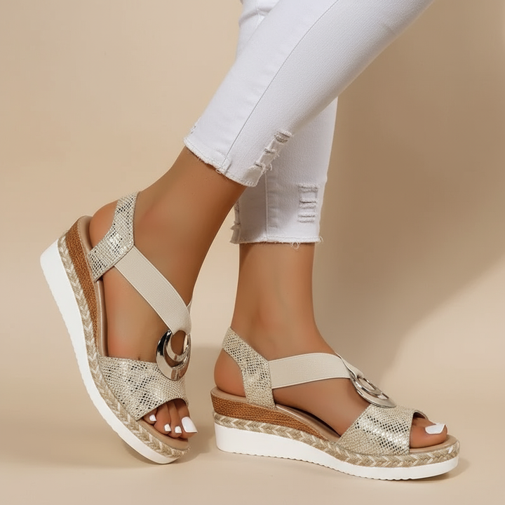 Anna-Jule | Elegantes Sandalias de Plataforma