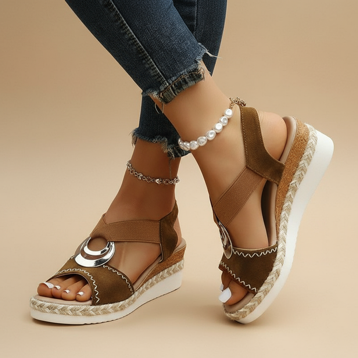 Anna-Jule | Elegantes Sandalias de Plataforma