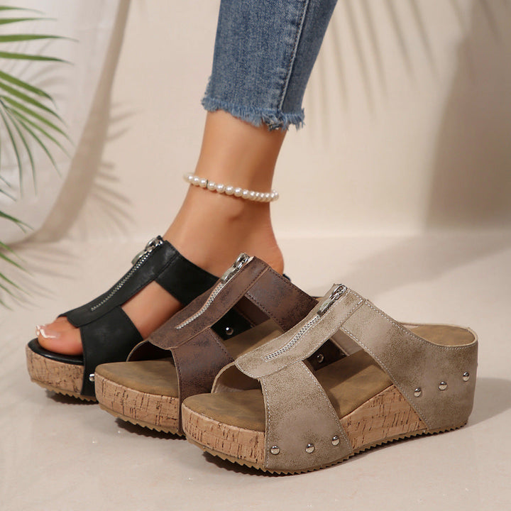 Anna-Dorothea | Sandalias de cuña modernas