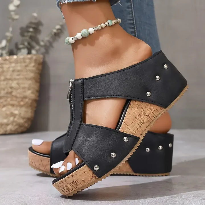 Anna-Dorothea | Sandalias de cuña modernas