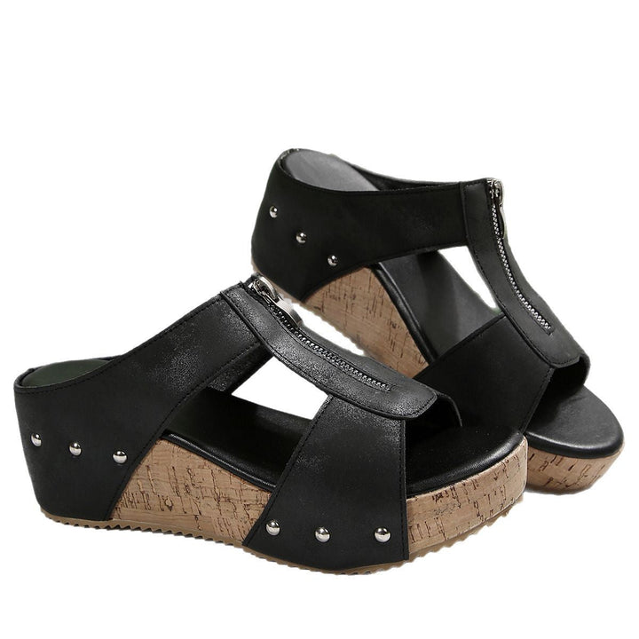 Anna-Dorothea | Sandalias de cuña modernas