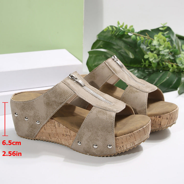 Anna-Dorothea | Sandalias de cuña modernas